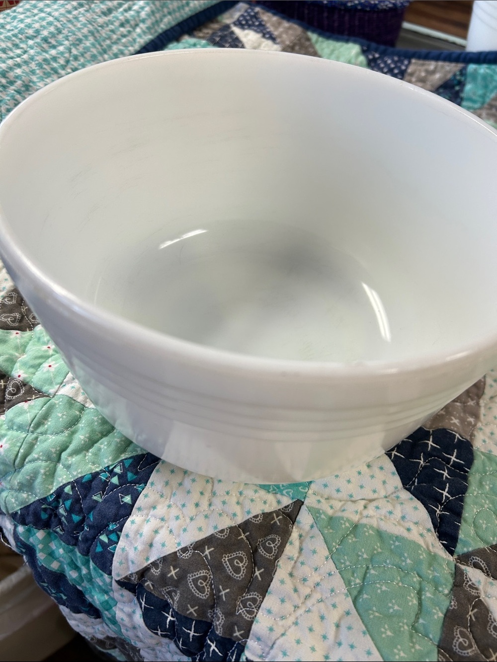 Pyrex White Ceramic Serving Bowl